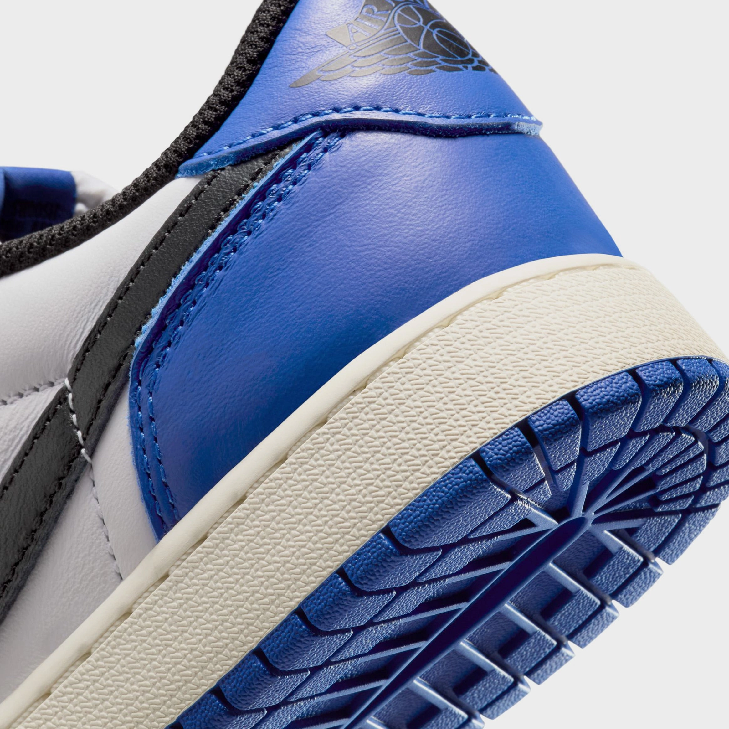 Air Jordan 1 Low Game Royal Grade School Lifestyle Shoes (White/Game Royal/Sail/Black) Air Jordan 1 original design shoes
