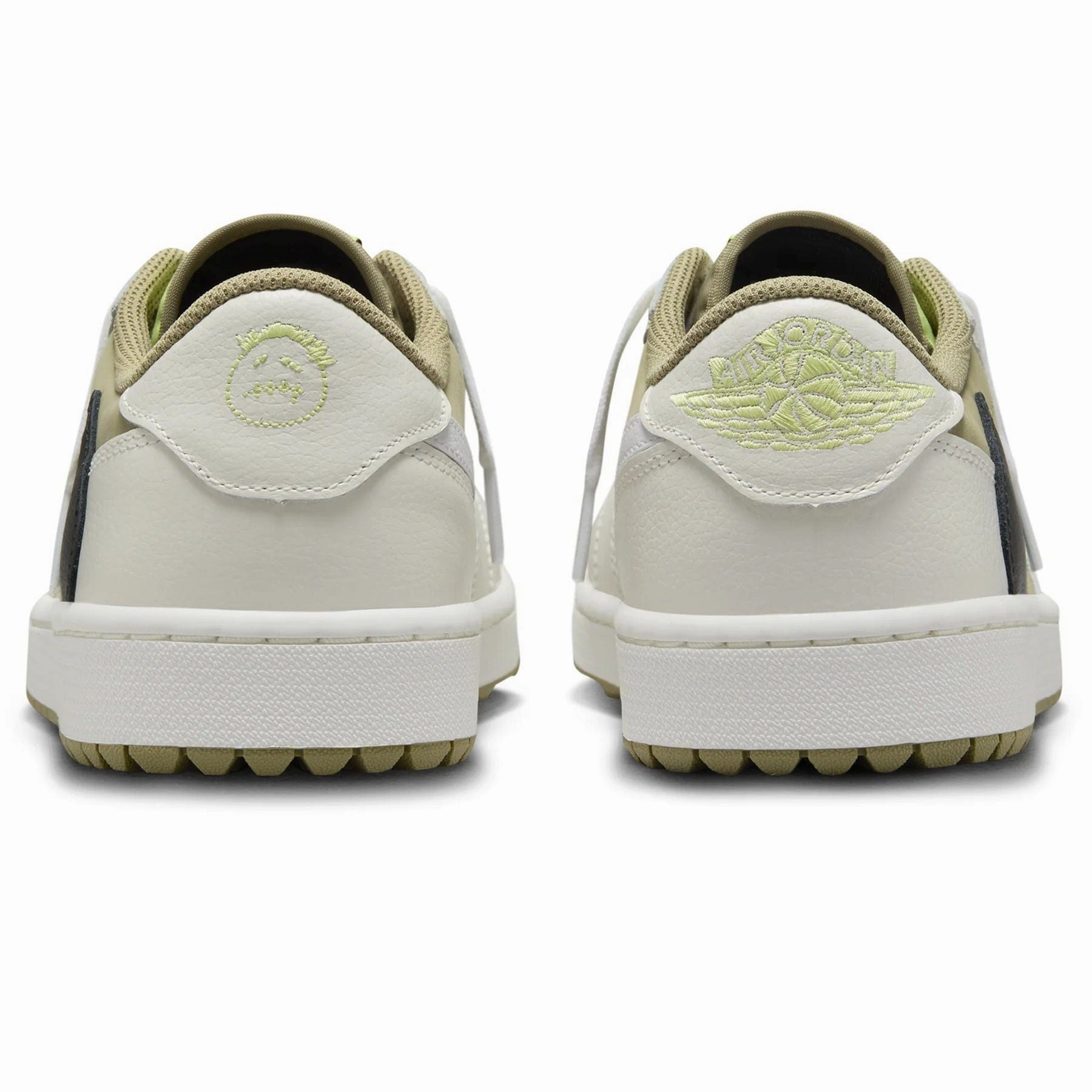 Air Jordan 1 Low Golf x Travis Scott 'Neutral Olive' Air Jordan 1 vintage style sneakers