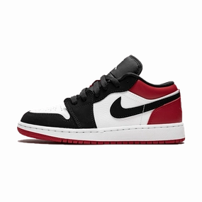Air Jordan 1 Low GS 'Black Toe' Air Jordan 1 sneakers with heritage court style