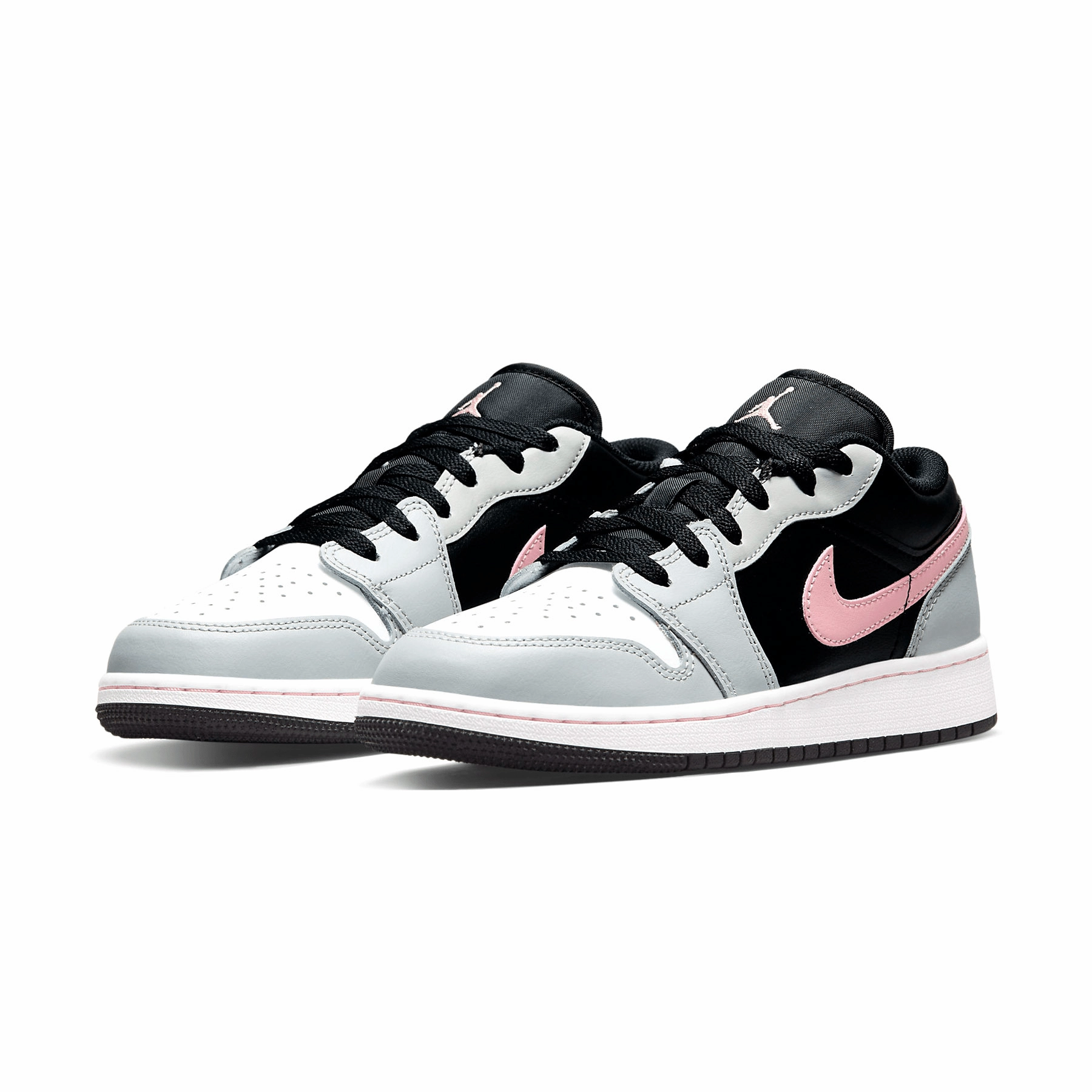 Air Jordan 1 Low GS 'Grey Fog Bleached Coral' Air Jordan 1 Low lifestyle shoes