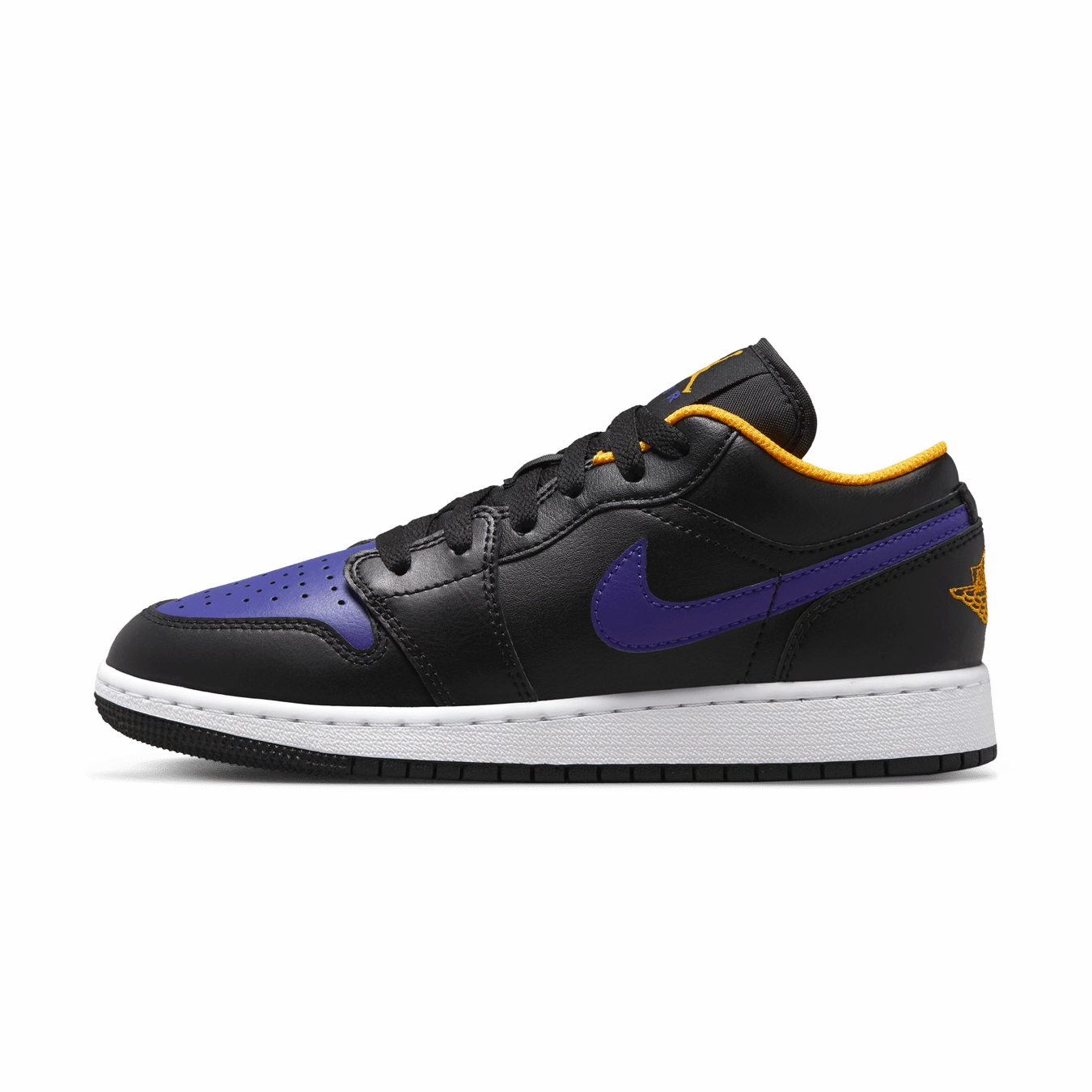 Air Jordan 1 Low GS 'Lakers' Air Jordan 1 sneakers with heritage court style