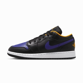 Air Jordan 1 Low GS 'Lakers' Air Jordan 1 sneakers with heritage court style