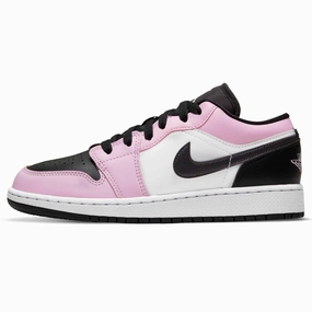 Air Jordan 1 Low GS 'Light Arctic Pink' Air Jordan 1 Low sneakers perfect for casual outfits
