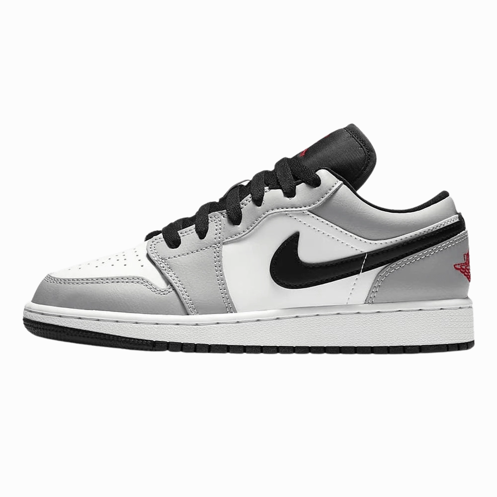 Air Jordan 1 Low GS 'Light Smoke Grey' Air Jordan 1 timeless sneakers for Jordan fans
