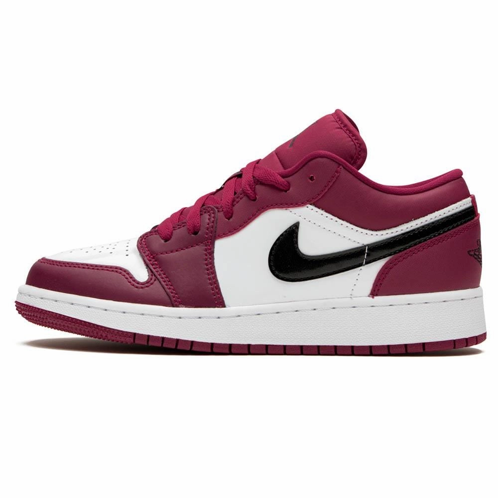 Air Jordan 1 Low GS 'Noble Red' Air Jordan 1 timeless sneakers for Jordan fans
