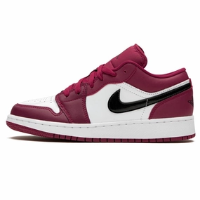 Air Jordan 1 Low GS 'Noble Red' Air Jordan 1 timeless sneakers for Jordan fans