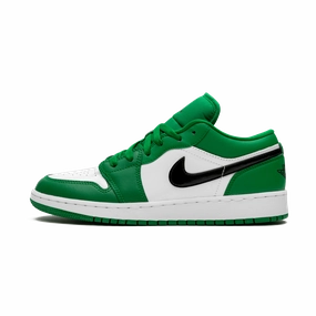 Air Jordan 1 Low GS 'Pine Green' Air Jordan 1 Low sneakers perfect for casual outfits