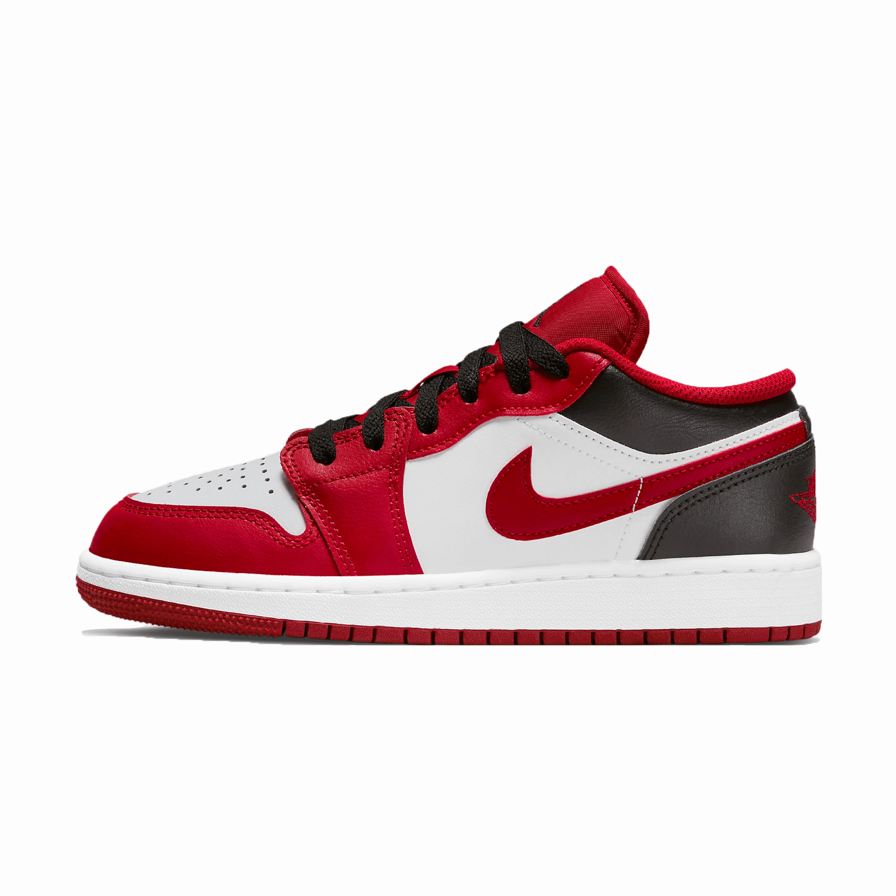 Air Jordan 1 Low GS 'Reverse Black Toe' Air Jordan 1 timeless sneakers for Jordan fans