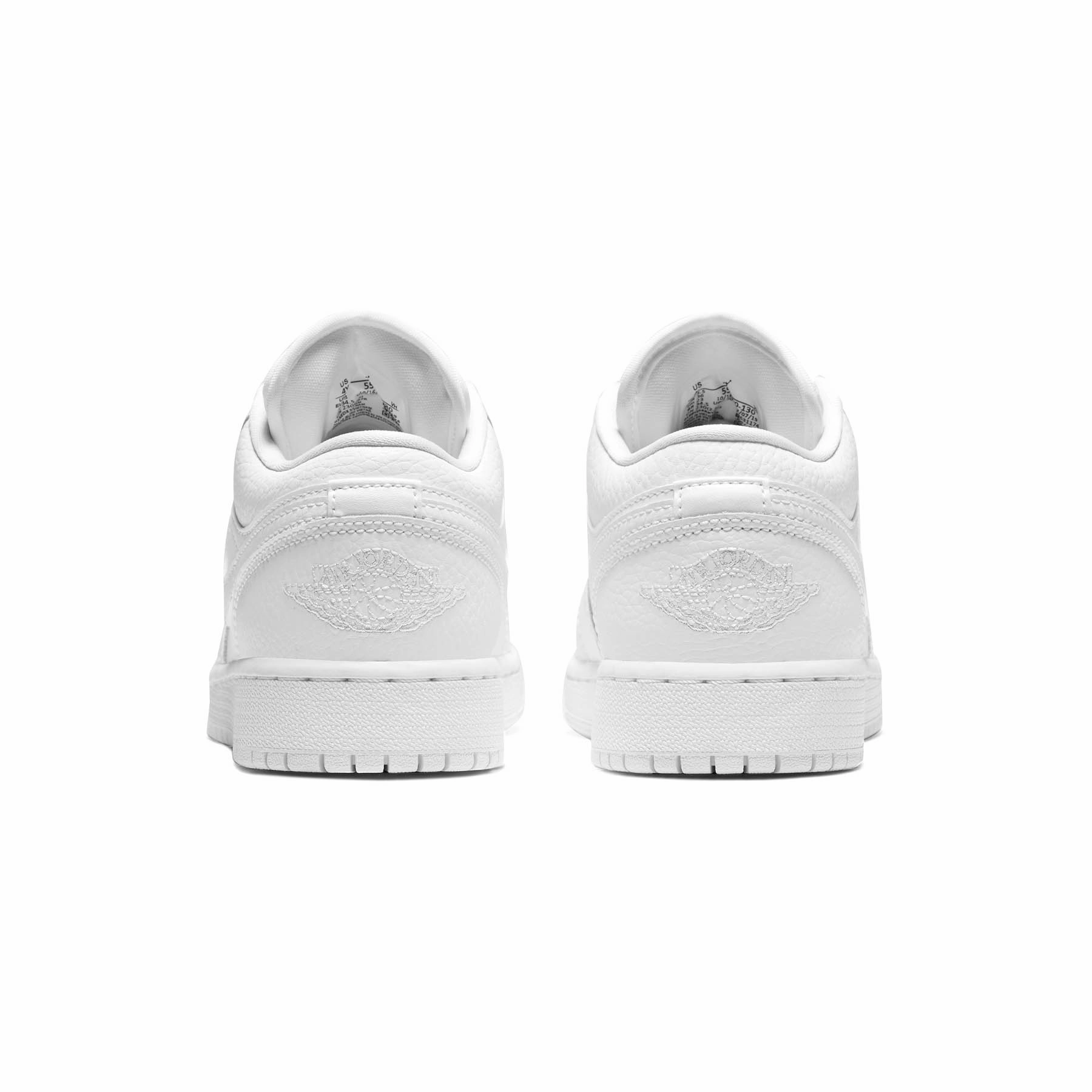 Air Jordan 1 Low GS 'Triple White' Air Jordan 1 vintage style sneakers