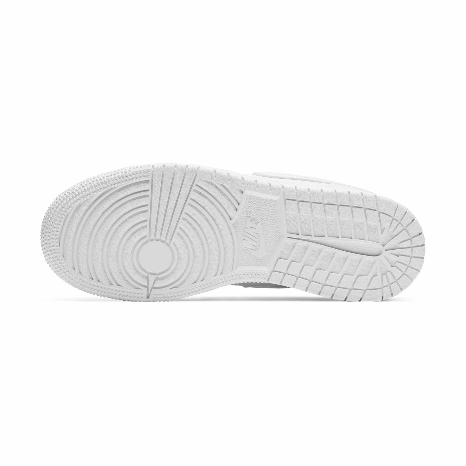 Air Jordan 1 Low GS 'Triple White' Air Jordan 1 vintage style sneakers