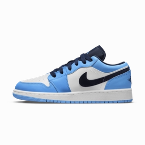 Air Jordan 1 Low GS 'UNC' Air Jordan 1 Low sneakers perfect for casual outfits