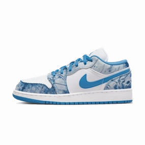 Air Jordan 1 Low GS 'Washed Denim' Air Jordan 1 Low sneakers perfect for casual outfits