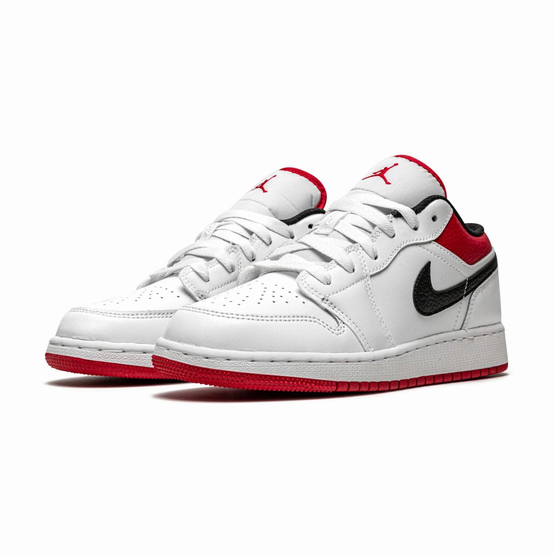Air Jordan 1 Low GS 'White Gym Red' Air Jordan 1 Low lifestyle shoes
