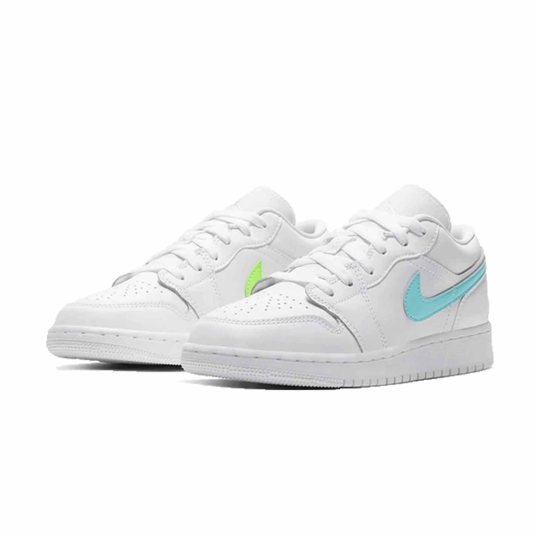 Air Jordan 1 Low GS 'White Neon' Air Jordan 1 classic sneakers