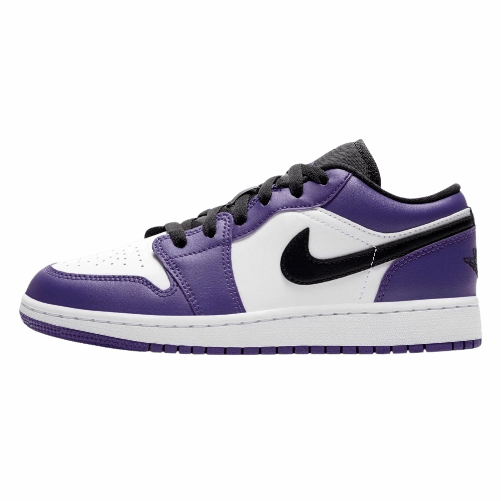 Air Jordan 1 Low GS "Court Purple White" Air Jordan 1 Low sneakers perfect for casual outfits