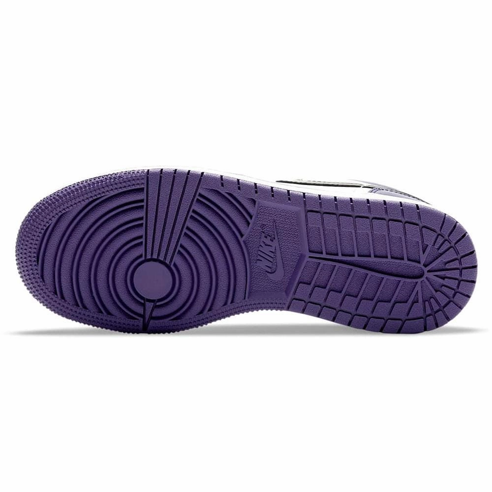 Air Jordan 1 Low GS "Court Purple White" Air Jordan 1 vintage style sneakers