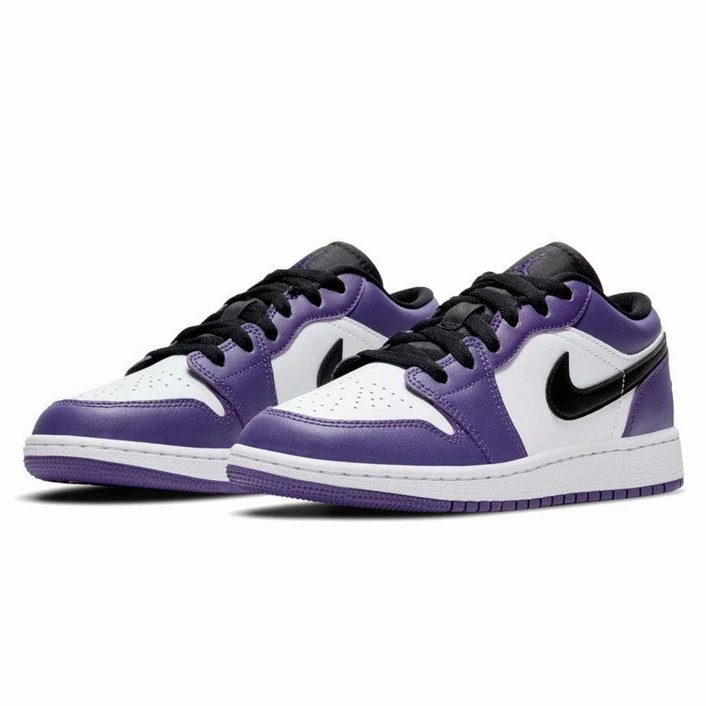 Air Jordan 1 Low GS "Court Purple White" Air Jordan 1 vintage style sneakers