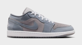 Air Jordan 1 Low Medium Grey Cool Mens Lifestyle Shoes (Medium Grey/White/Cool Grey) Air Jordan 1 classic shoes for streetwear looks