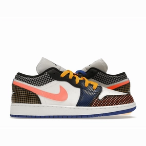 Air Jordan 1 Low MMD Multi-Color Grid Air Jordan 1 Low shoes with sleek lifestyle appeal