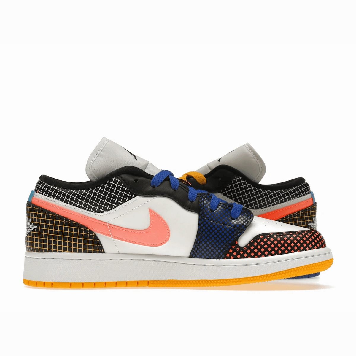 Air Jordan 1 Low MMD Multi-Color Grid Air Jordan 1 Low casual sneakers