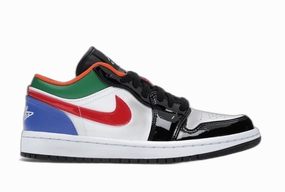 Air Jordan 1 Low Multi-Color Black Toe Air Jordan 1 Low shoes with sleek lifestyle appeal