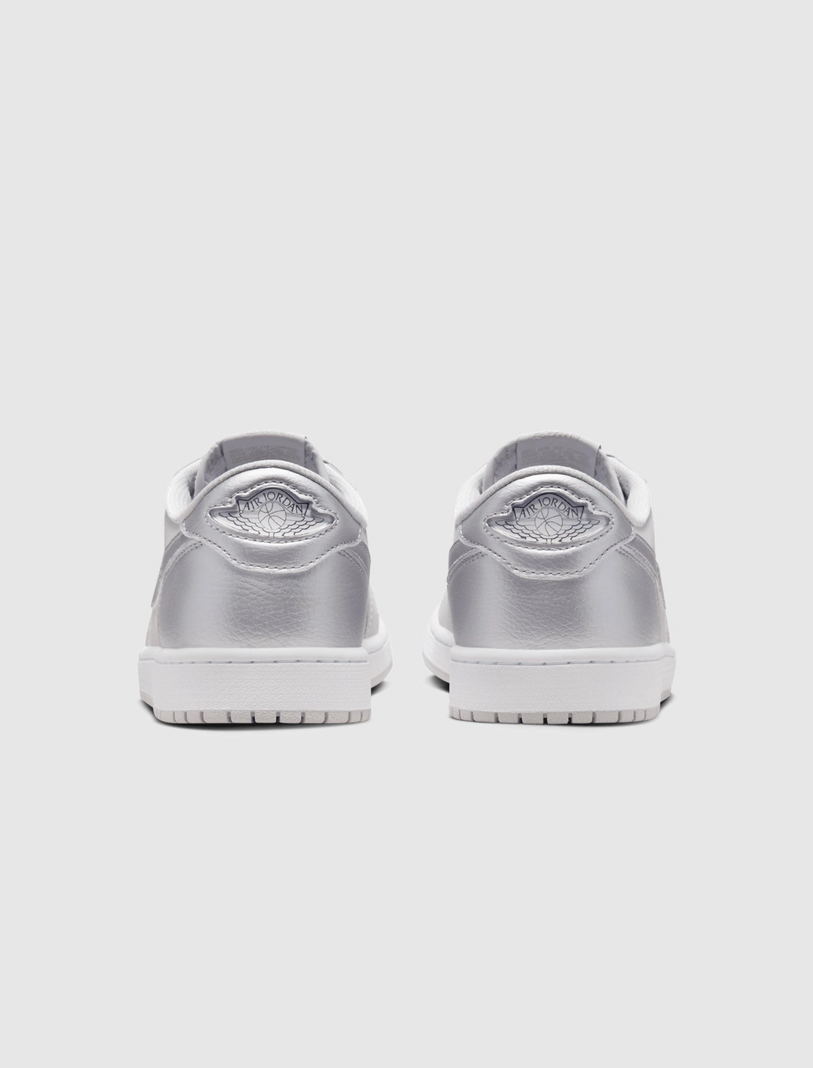 AIR JORDAN 1 LOW OG "METALLIC SILVER" Retro basketball lifestyle shoes