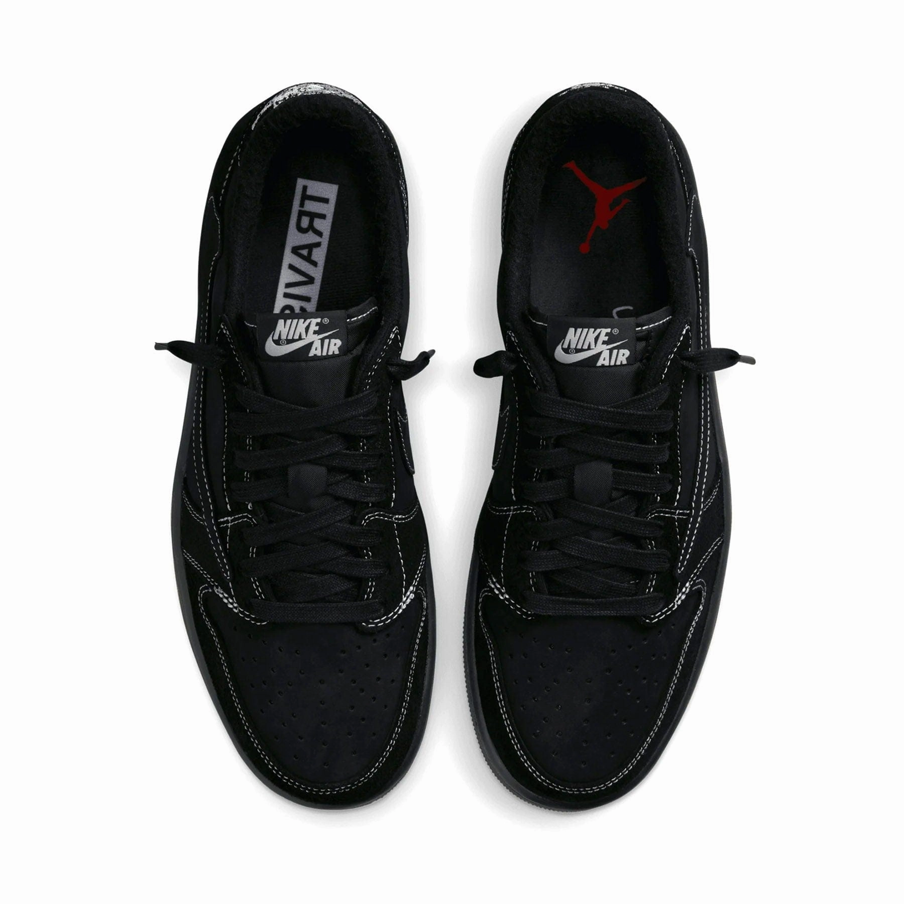 Air Jordan 1 Low OG x Travis Scott SP 'Black Phantom' Air Jordan 1 vintage style sneakers