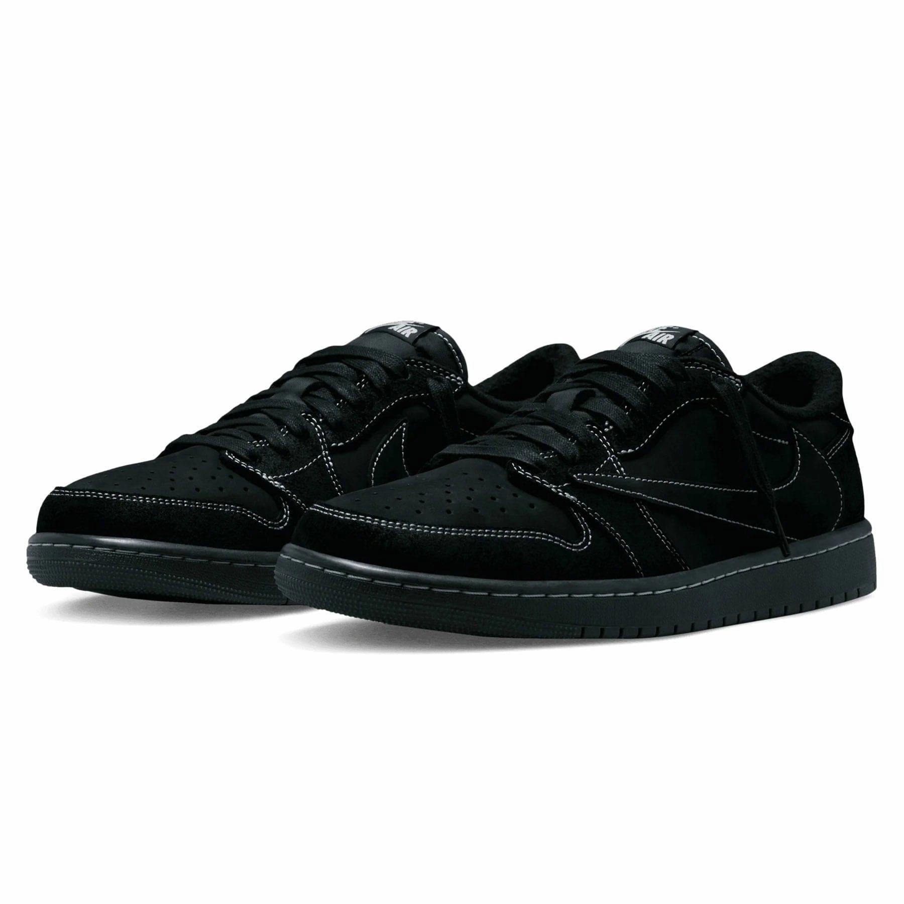 Air Jordan 1 Low OG x Travis Scott SP 'Black Phantom' Air Jordan 1 vintage style sneakers