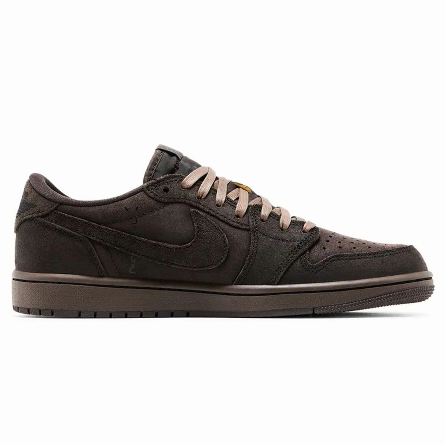 Air Jordan 1 Low OG x Travis Scott SP 'Velvet Brown' Air Jordan 1 vintage style sneakers