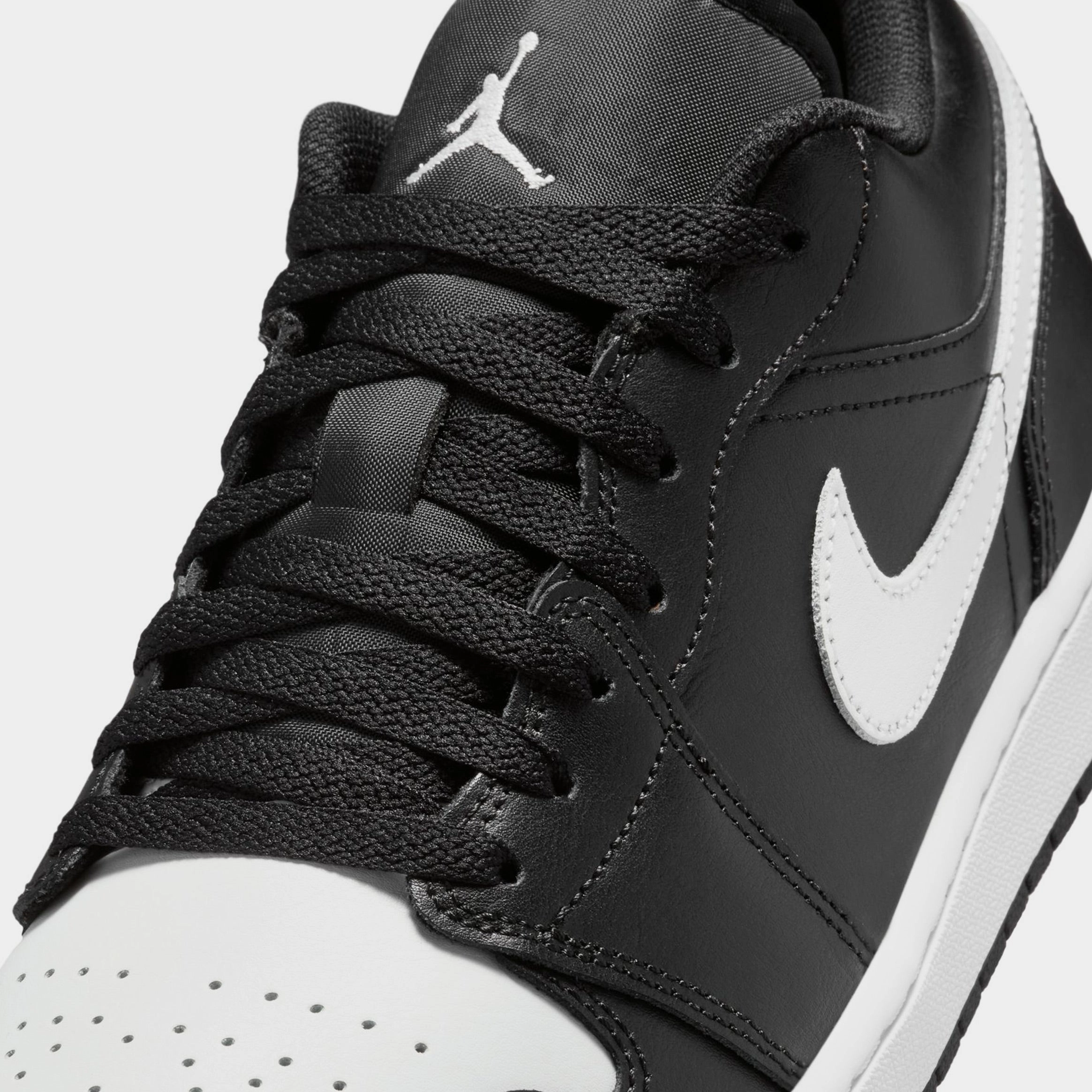 Air Jordan 1 Low Orca Mens Basketball Shoes (Black/White) Air Jordan 1 original design shoes