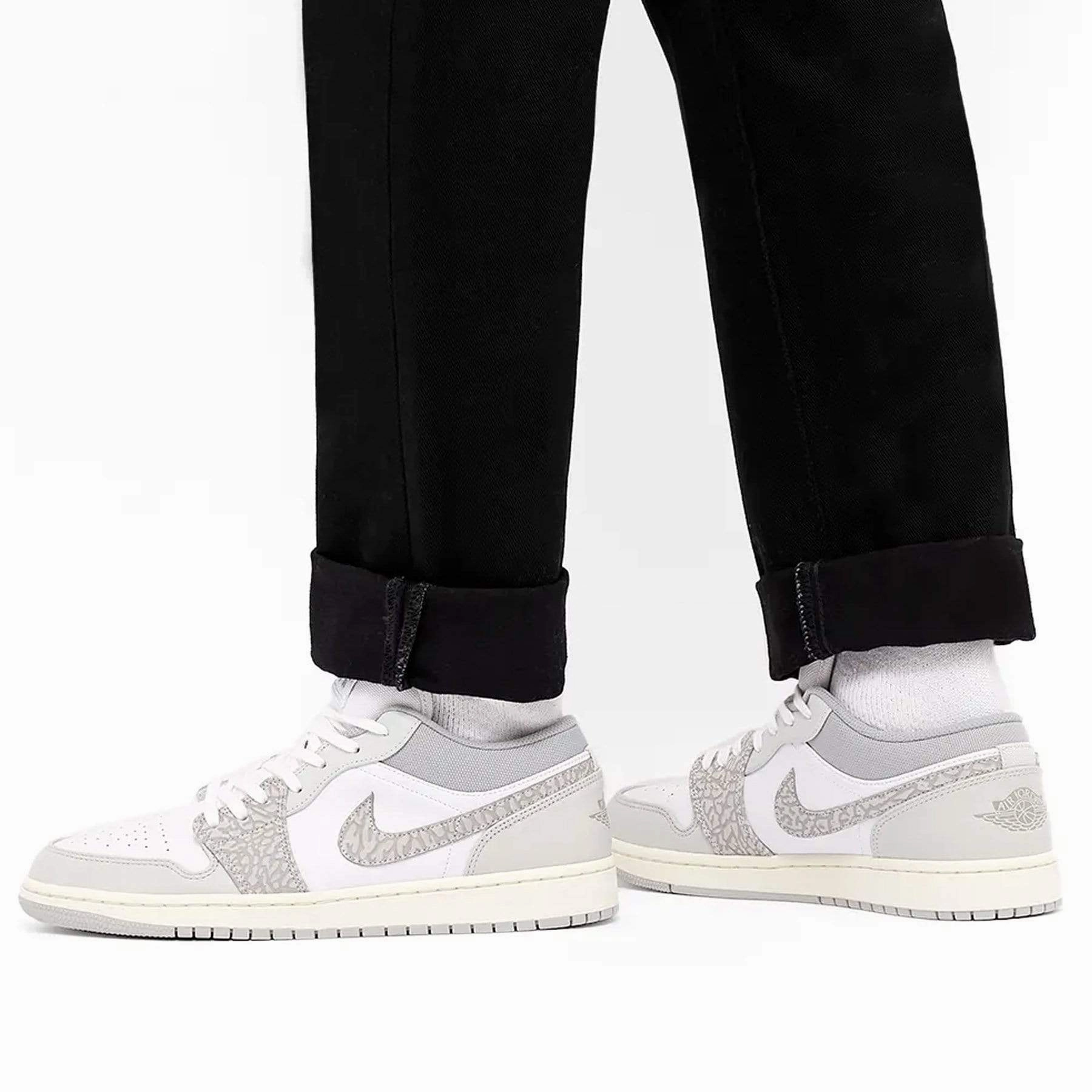 Air Jordan 1 Low Premium 'Elephant Print' Air Jordan 1 vintage style sneakers