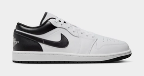 Air Jordan 1 Low Reverse Panda Mens Lifestyle Shoes (White/Black) Air Jordan 1 classic shoes for streetwear looks