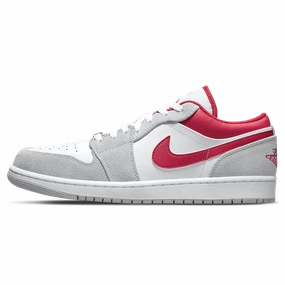 Air Jordan 1 Low SE 'Light Smoke Grey Gym Red' Air Jordan 1 Low sneakers perfect for casual outfits