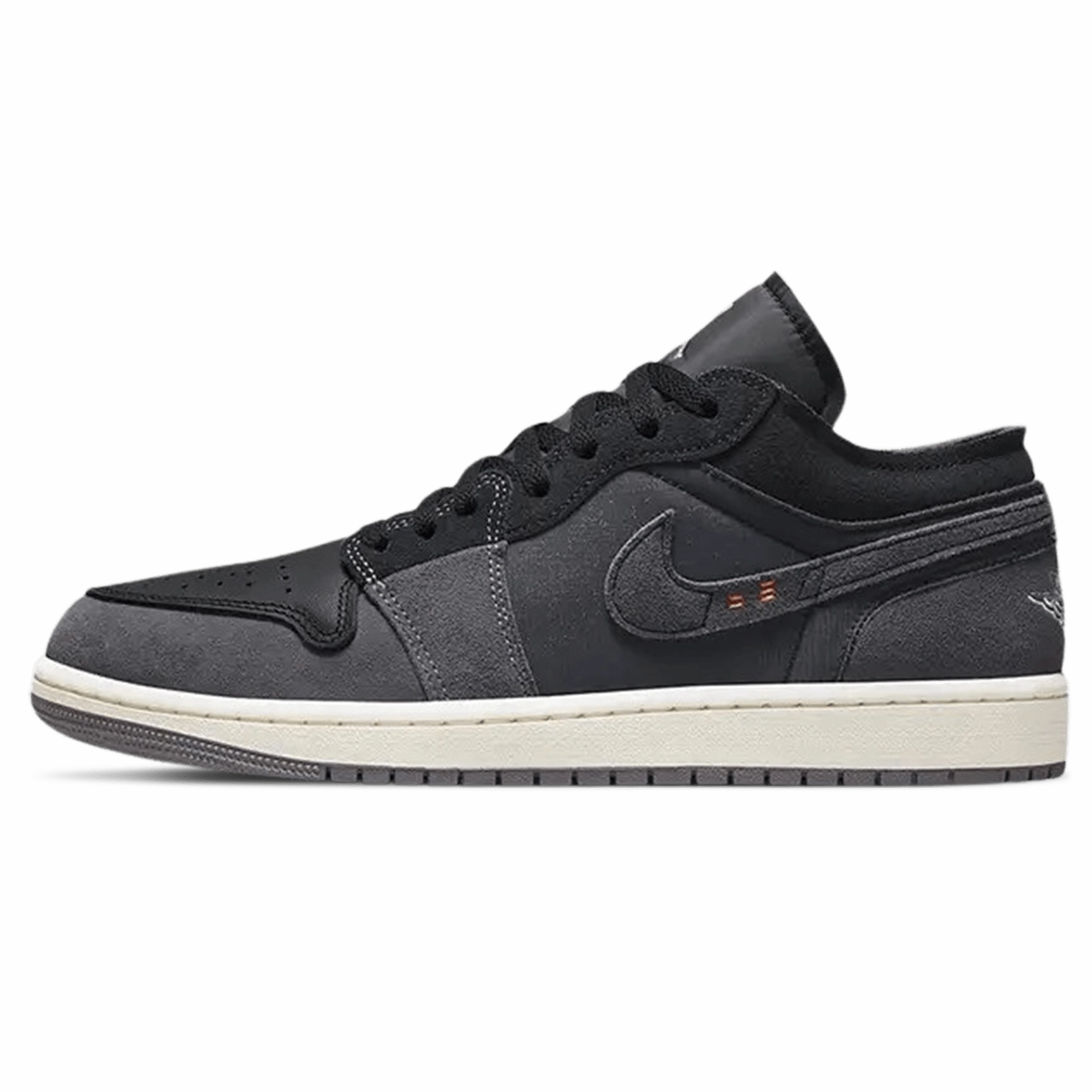 Air Jordan 1 Low SE Craft 'Inside Out - Black' Air Jordan 1 sneakers with heritage court style