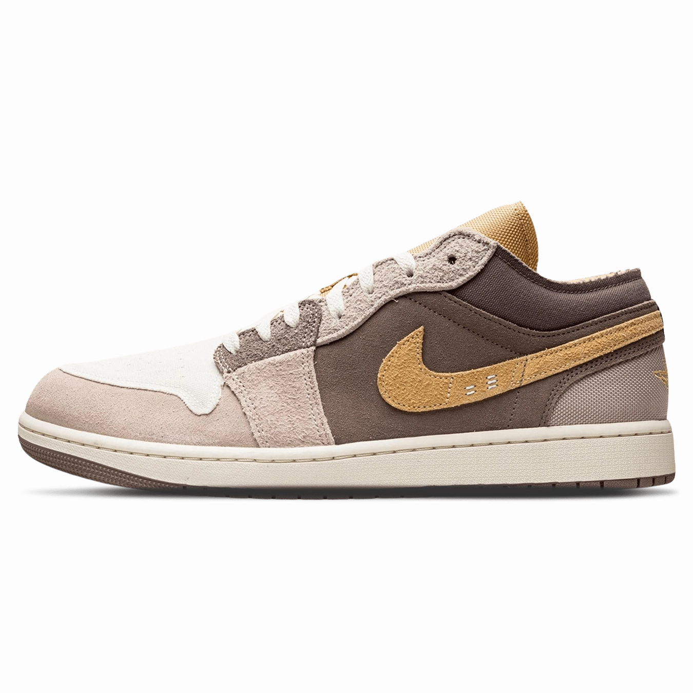 Air Jordan 1 Low SE Craft 'Inside Out - Taupe Haze' Air Jordan 1 sneakers with heritage court style