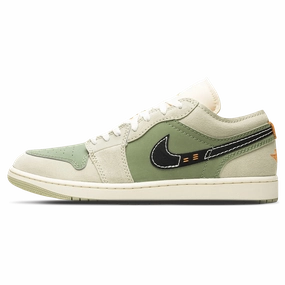 Air Jordan 1 Low SE Craft 'Light Olive' Air Jordan 1 sneakers with heritage court style