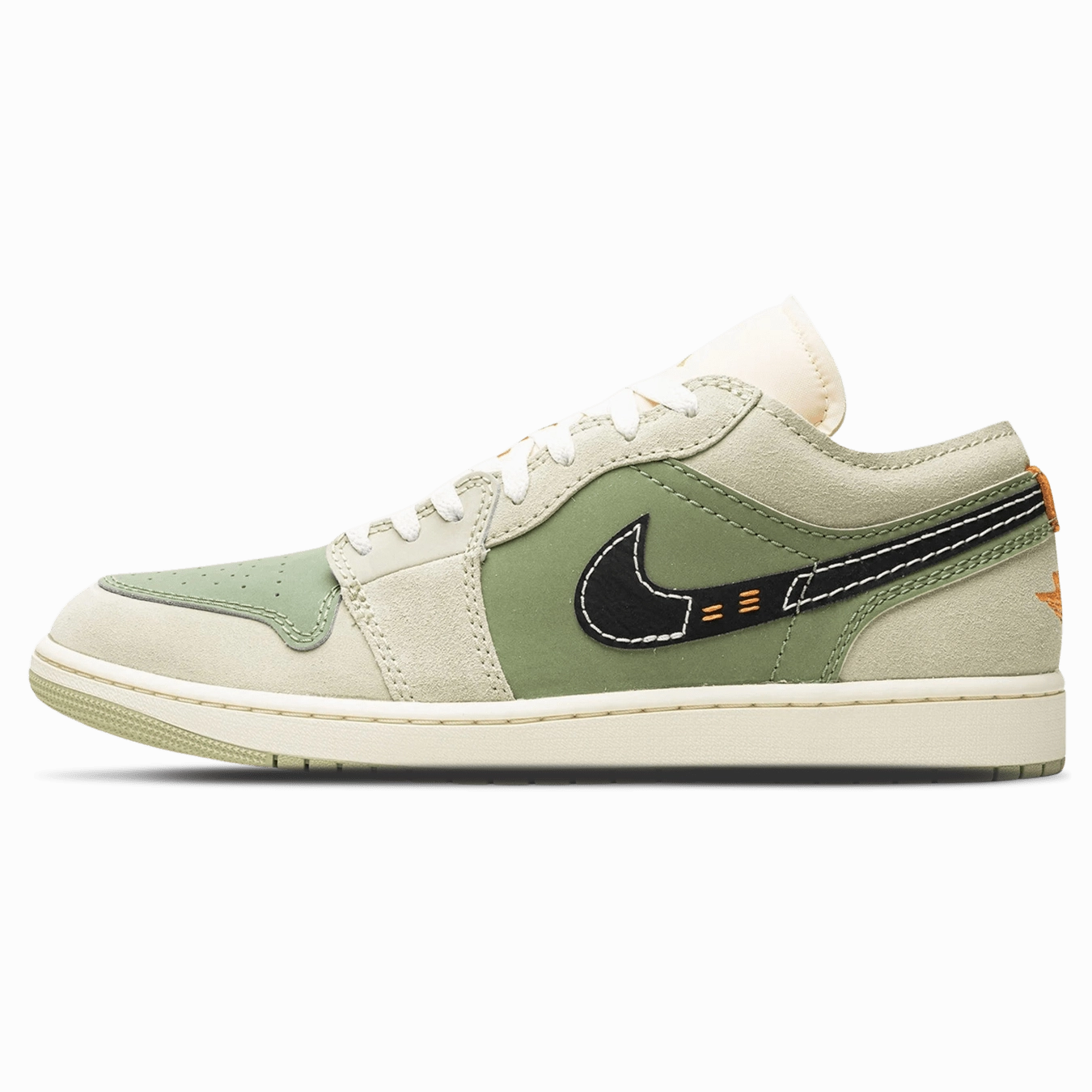 Air Jordan 1 Low SE Craft 'Light Olive' Air Jordan 1 sneakers with heritage court style
