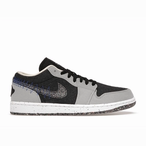 Air Jordan 1 Low SE Crater Black Grey Air Jordan 1 Low shoes with sleek lifestyle appeal