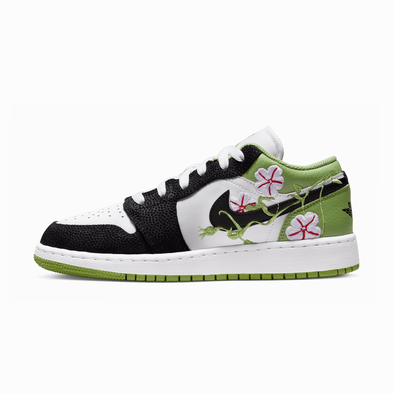 Air Jordan 1 Low SE GS 'Floral' Air Jordan 1 sneakers with heritage court style