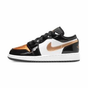 Air Jordan 1 Low SE GS 'Gold Toe' Air Jordan 1 Low sneakers perfect for casual outfits