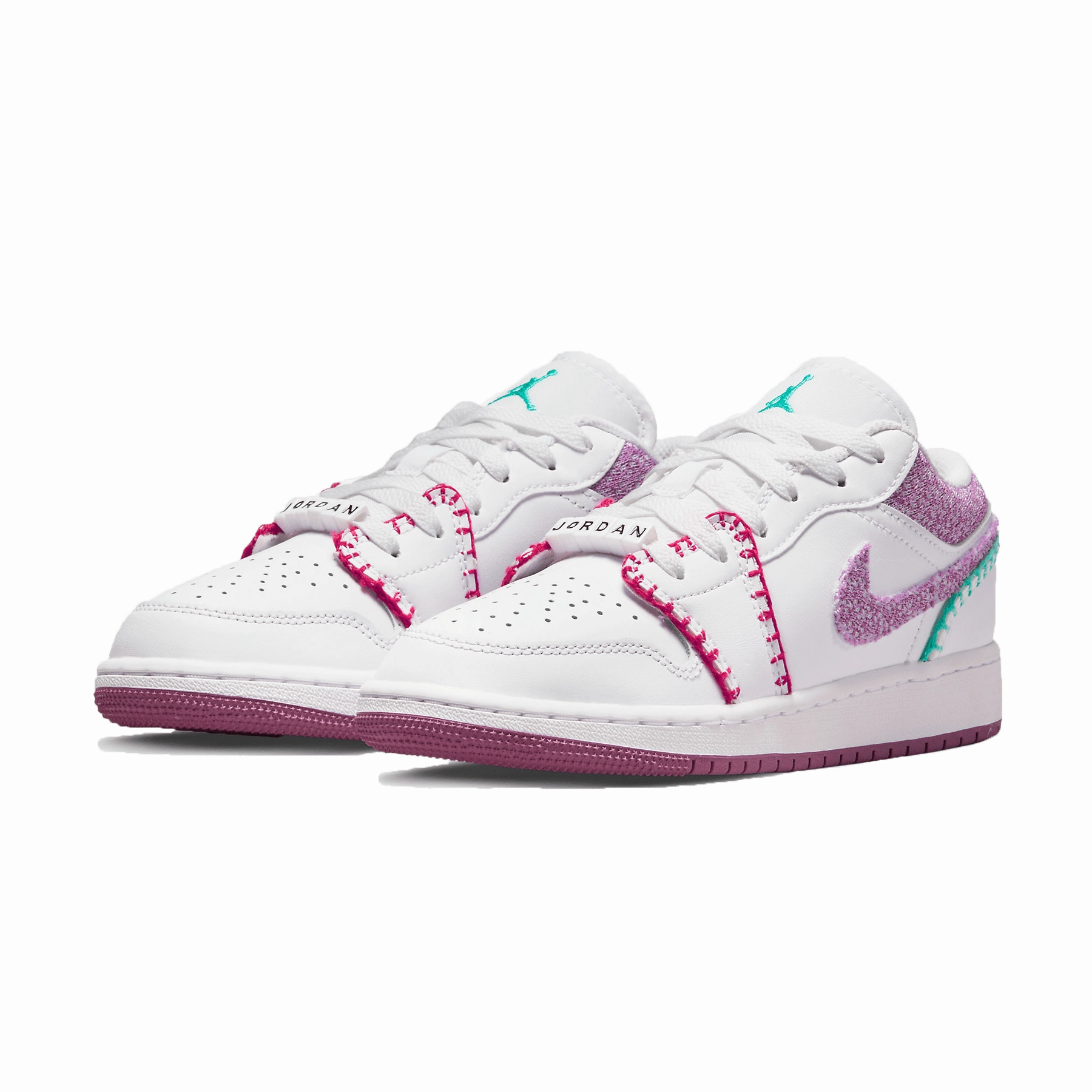 Air Jordan 1 Low SE GS 'Knit' Air Jordan 1 Low lifestyle shoes