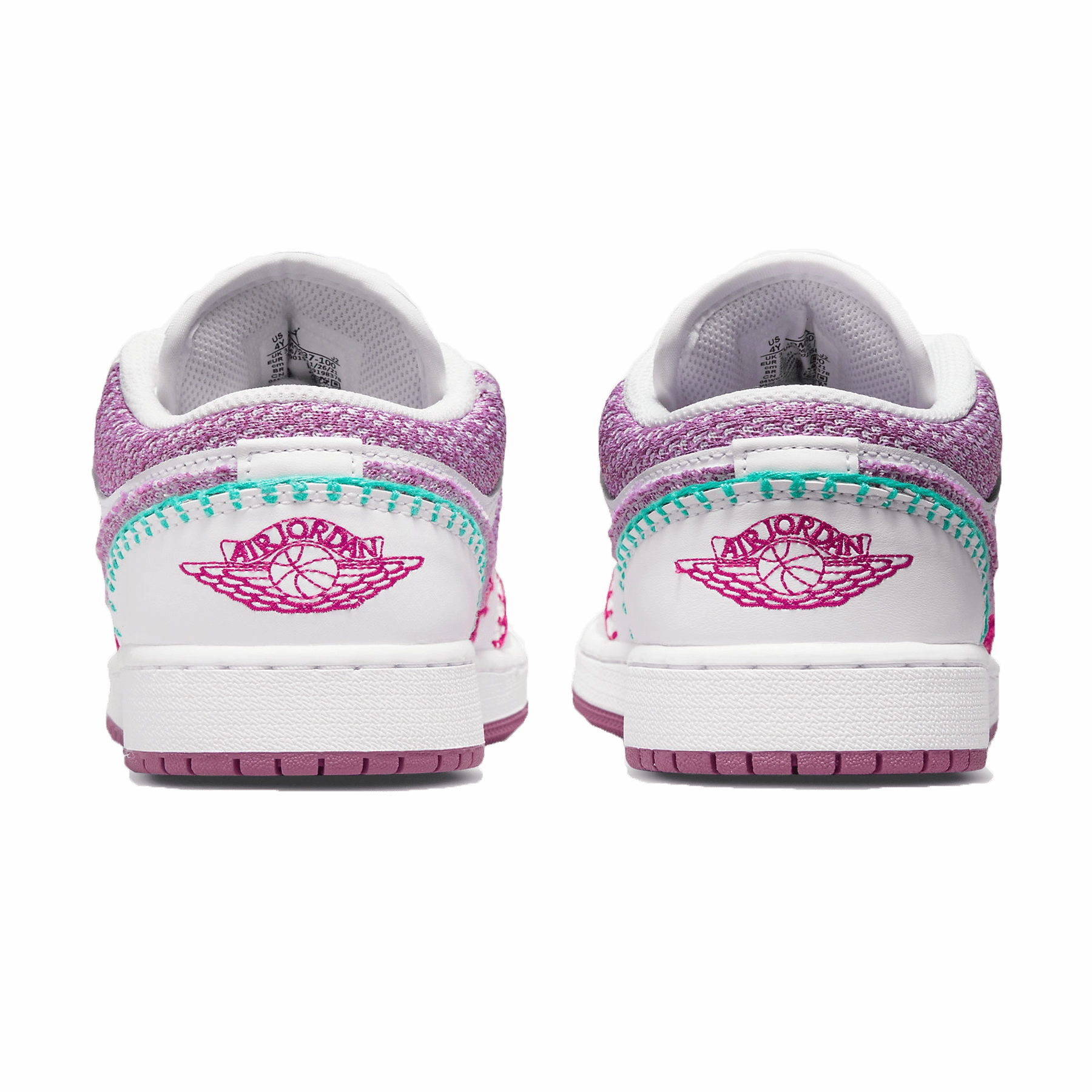 Air Jordan 1 Low SE GS 'Knit' Air Jordan 1 Low lifestyle shoes