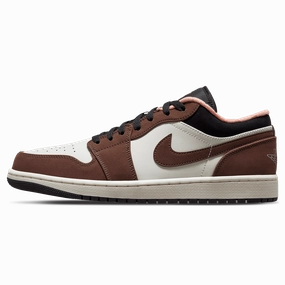 Air Jordan 1 Low SE GS 'Light Chocolate' Air Jordan 1 sneakers with heritage court style