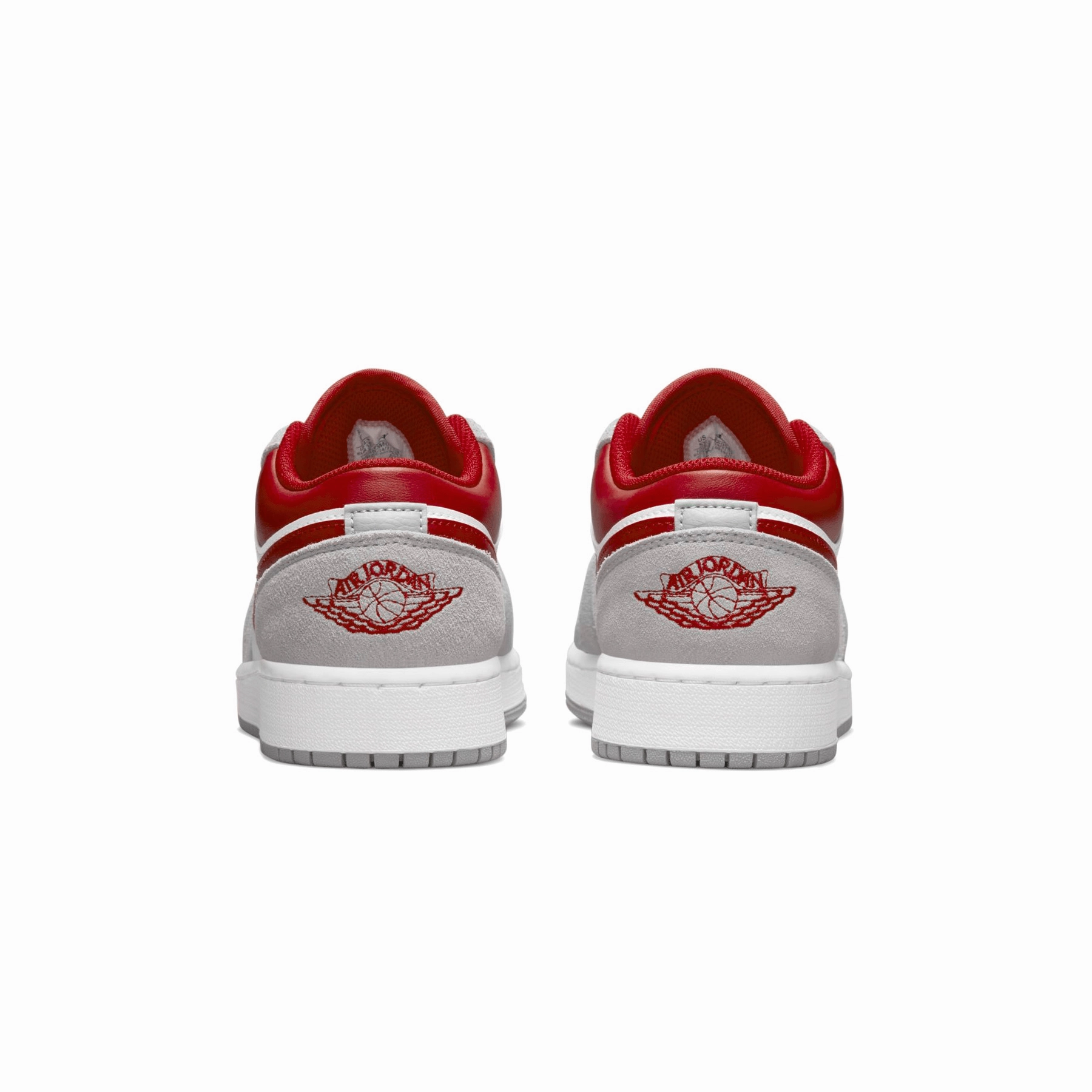 Air Jordan 1 Low SE GS 'Light Smoke Grey Gym Red' Air Jordan 1 Low lifestyle shoes