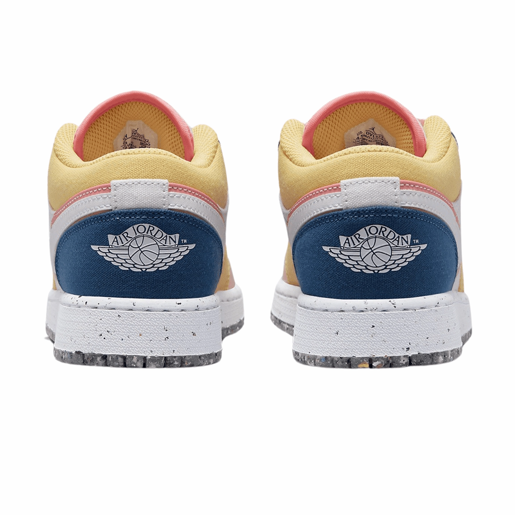 Air Jordan 1 Low SE GS 'Multi-Colour Canvas' Air Jordan 1 vintage style sneakers