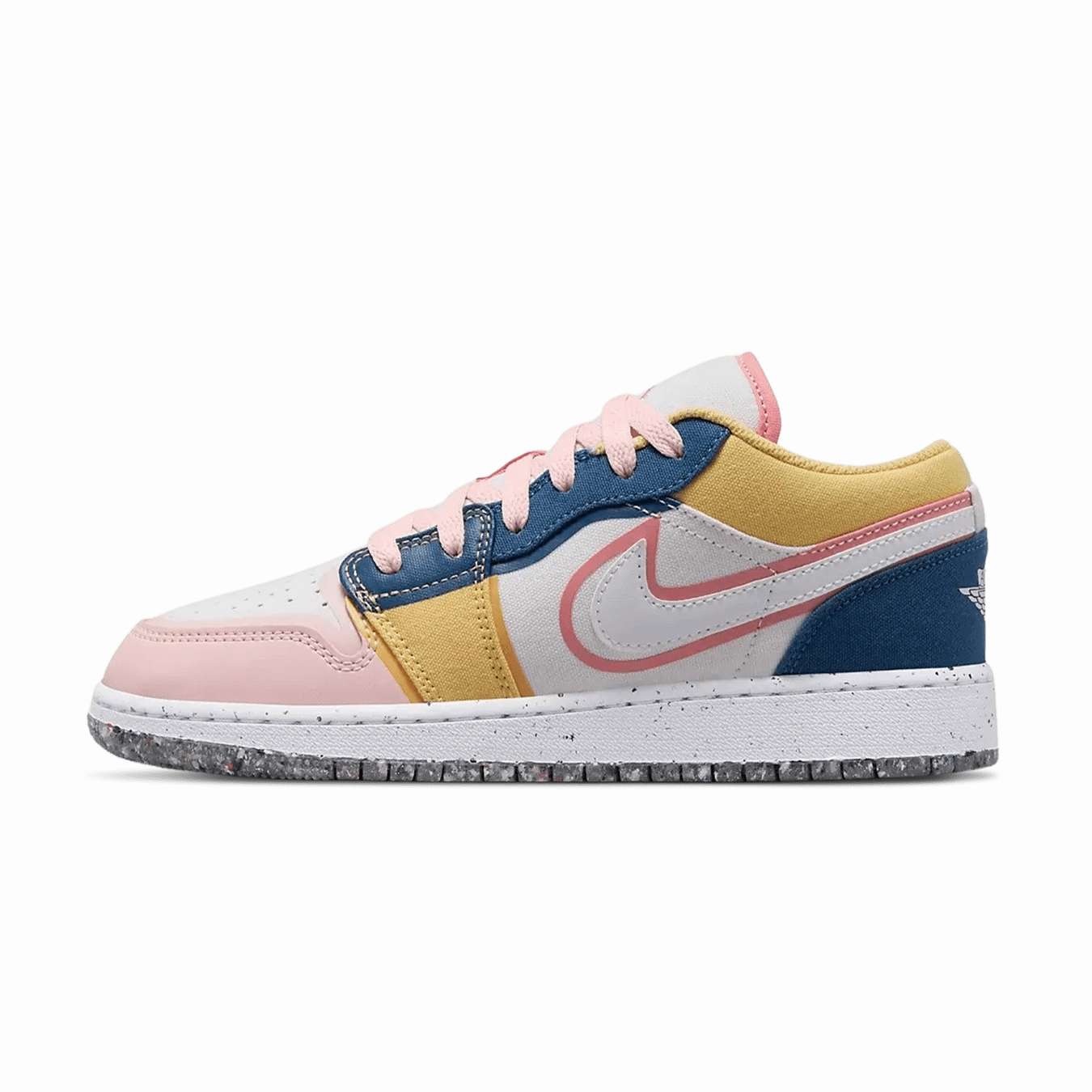 Air Jordan 1 Low SE GS 'Multi-Colour Canvas' Air Jordan 1 timeless sneakers for Jordan fans