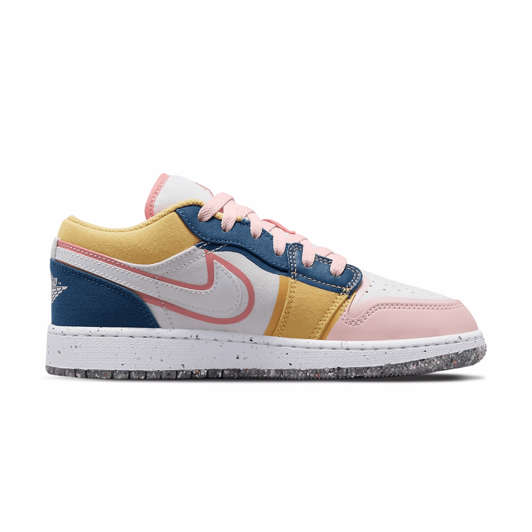 Air Jordan 1 Low SE GS 'Multi-Colour Canvas' Air Jordan 1 vintage style sneakers