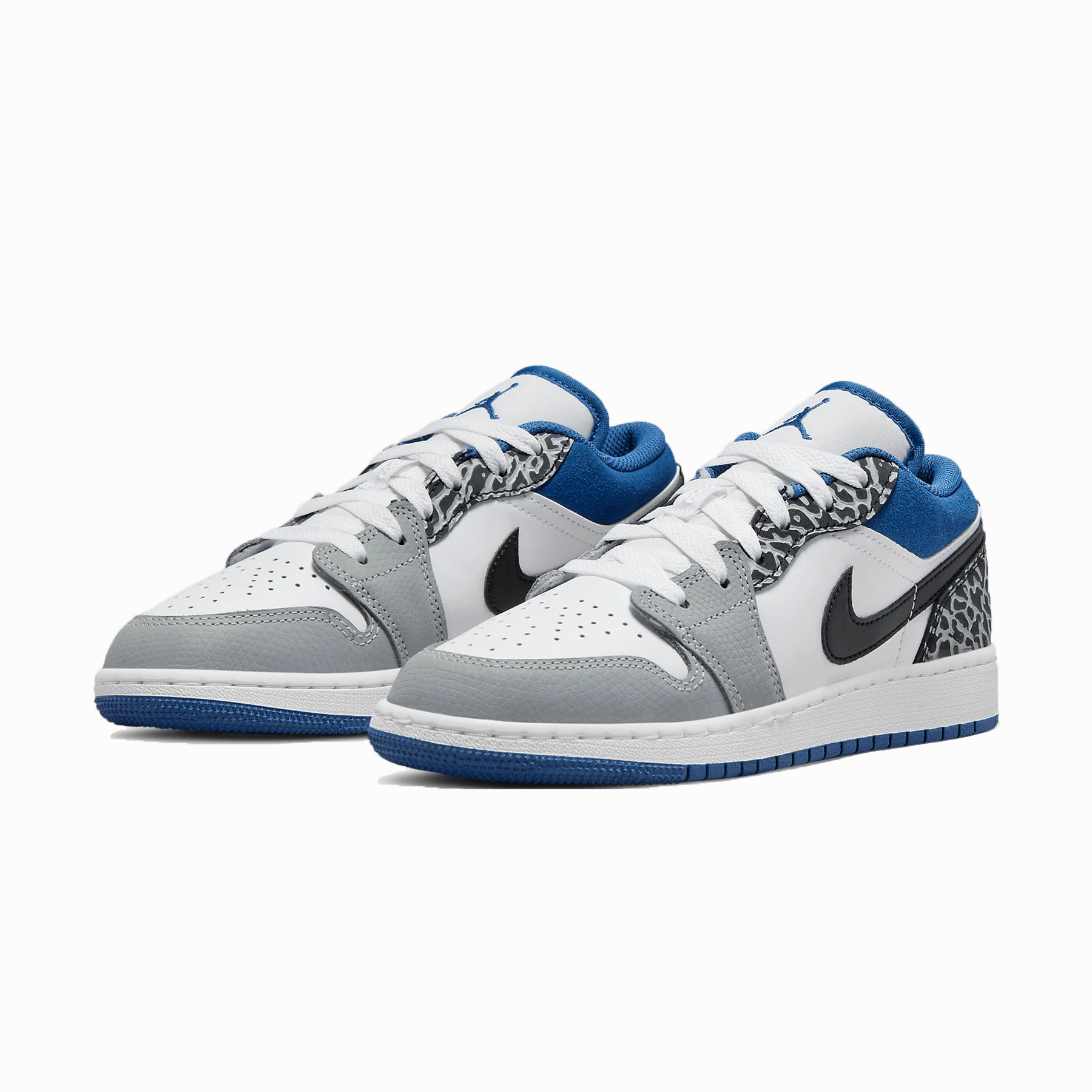 Air Jordan 1 Low SE GS 'True Blue' Air Jordan 1 vintage style sneakers