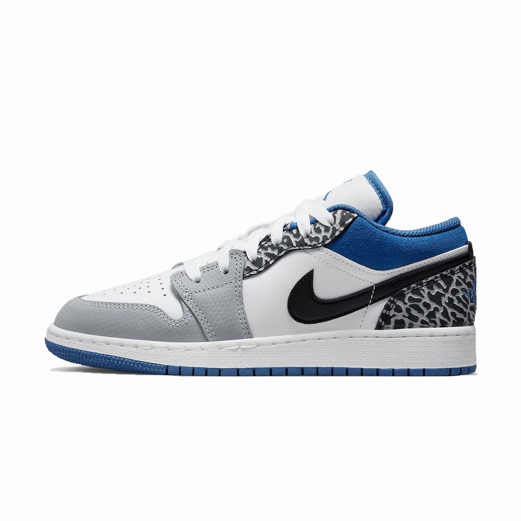 Air Jordan 1 Low SE GS 'True Blue' Air Jordan 1 timeless sneakers for Jordan fans
