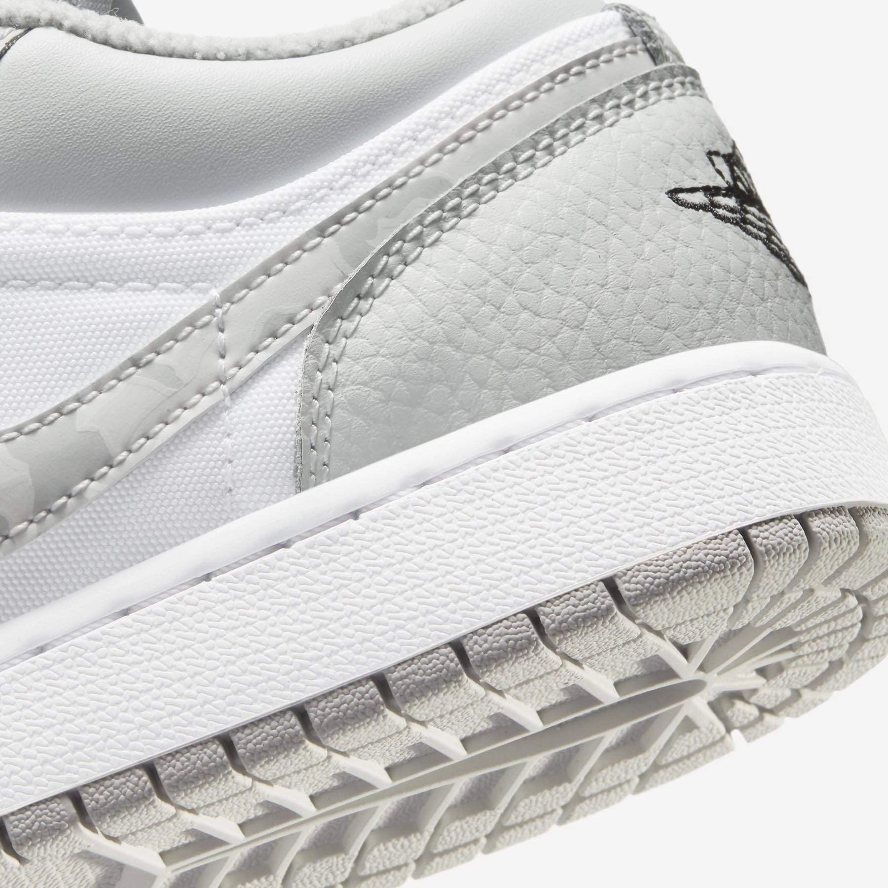 Air Jordan 1 Low SE GS 'White Camo' Air Jordan 1 vintage style sneakers